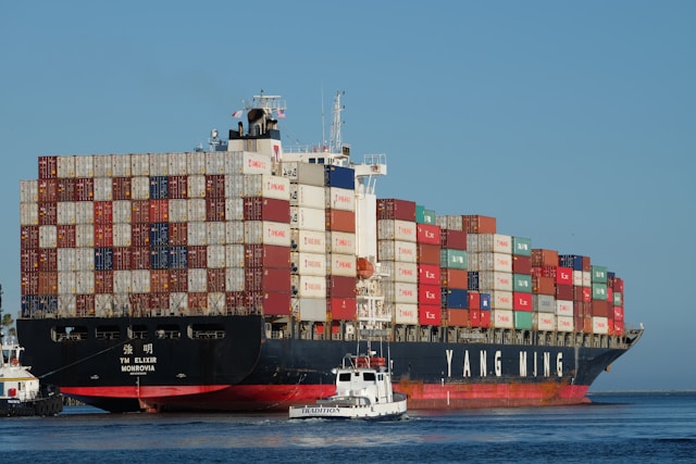 Transport maritime avec conteneurs